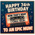 74th Birthday Card for Mum, Funny Retro Cassette Tape Birthday Card