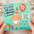 72nd Birthday Card for Brother, Funny Birthday Card with Humorous Retirement Style Design