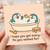 Penguin Birthday Card - Cute Bubble Bath Pun with Penguins and Rubber Duck - I hope you get every-fin you wished for!