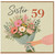 Sister 59th Birthday Card, Floral Bouquet Birthday Card