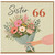 Sister 66th Birthday Card, Floral Bouquet Design