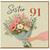 Sister 91st Birthday Card, Floral Bouquet Design