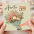Auntie 59th Birthday Card, Floral Bouquet Birthday Card