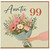 Auntie 99 Birthday Card