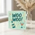 Woo Woo! It's Your Birthday Card - Fun Cocktail and Confetti Party Design