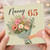 Nanny 65th Birthday Card, Floral Bouquet Design