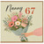 Nanny 67th Birthday Card, Floral Bouquet Design