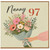 Nanny 97th Birthday Card, Floral Bouquet Birthday Card for Nanny