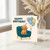 Happy Birthday Card - Cute Poodle Dog on Teal Armchair with Balloons & Party Hat - For Dog Lovers, Friends & Family