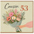 Cousin 53rd Birthday Card, Floral Bouquet Design
