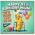 95th Birthday Mum Card, Happy 95th Birthday Mum Funny Banana Party Card