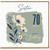 Sister 70th Birthday Card, Happy Birthday Floral Card
