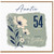 Auntie 54th Birthday Card, Happy Birthday Floral Card for Auntie