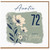 Auntie 72nd Birthday Card, Happy Birthday Floral Card