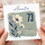 Auntie 73rd Birthday Card, Happy Birthday Floral Card