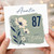 87th Birthday Card for Auntie, Happy Birthday Today Floral Card