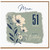 Mum 51st Birthday Card, Happy 51 Today Birthday Card for Mum