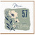 Mum 57th Birthday Card, Happy Birthday Floral Card for Mum