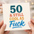 50th Birthday Card - 50 & Still Cool As F**k - Funny Rude Typographic Milestone Card