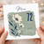 Mum 72nd Birthday Card, Floral Happy 72 Today Birthday Card
