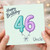 46th Birthday Card for Uncle, Happy Birthday 46 Balloon Design