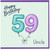 59th Birthday Card for Uncle, Happy Birthday 59 Uncle Card