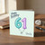 61st Birthday Card for Uncle, Happy Birthday Balloon Number 61 Card