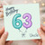 Uncle 63rd Birthday Card