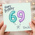 69th Birthday Card for Uncle
