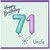 Uncle 71st Birthday Card, Happy 71st Birthday Card for Uncle