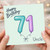 Uncle 71st Birthday Card, Happy 71st Birthday Card for Uncle
