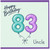 83rd Birthday Card for Uncle