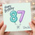 Uncle 87th Birthday Card