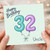 Uncle 92nd Birthday Card, Happy Birthday Balloon Number 32 Card