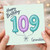 Granddad 109th Birthday Card, Happy Birthday Balloon Number Design