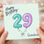 Grandson 29th Birthday Card, Happy Birthday Balloon Number 29 Card
