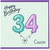 34th Birthday Card for Cousin