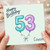 53rd Birthday Card for Cousin