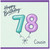 78th Birthday Card for Cousin