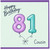 Cousin 81st Birthday Card