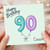 90th Birthday Card for Cousin, Happy Birthday 90 Balloon Design