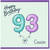 Cousin 93rd Birthday Card