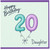 20th Birthday Daughter Card, Happy Birthday Daughter 20 Card