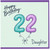 Daughter 22nd Birthday Card