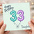 Daughter 33rd Birthday Card, Happy Birthday Balloon Number 33 Design