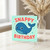 Snappy Birthday Whale Pun Card - Cute Cartoon Blue Whale with Bubbles - Funny Kids Birthday Card for Boys, Girls, Friends & Ocean Lovers