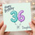 36th Birthday Card for Daughter, Happy Birthday Balloon Design