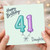 Daughter 41st Birthday Card, Happy Birthday Balloon Number 41 Card