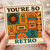 You're So Retro Birthday Card - Fun Vintage Icons Design with Vinyl Record, Cassette Tape and Old Mobile - Funny Card for Him or Her, Friends