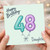 Daughter 48th Birthday Card, Happy Birthday Balloon Number Card